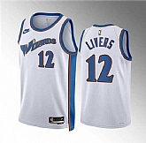 Men's Washington Wizards #12 Isaiah Livers White Classic Edition Stitched Basketball Jersey Dzhi,baseball caps,new era cap wholesale,wholesale hats